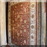 R43. Handknotted wool rug.
